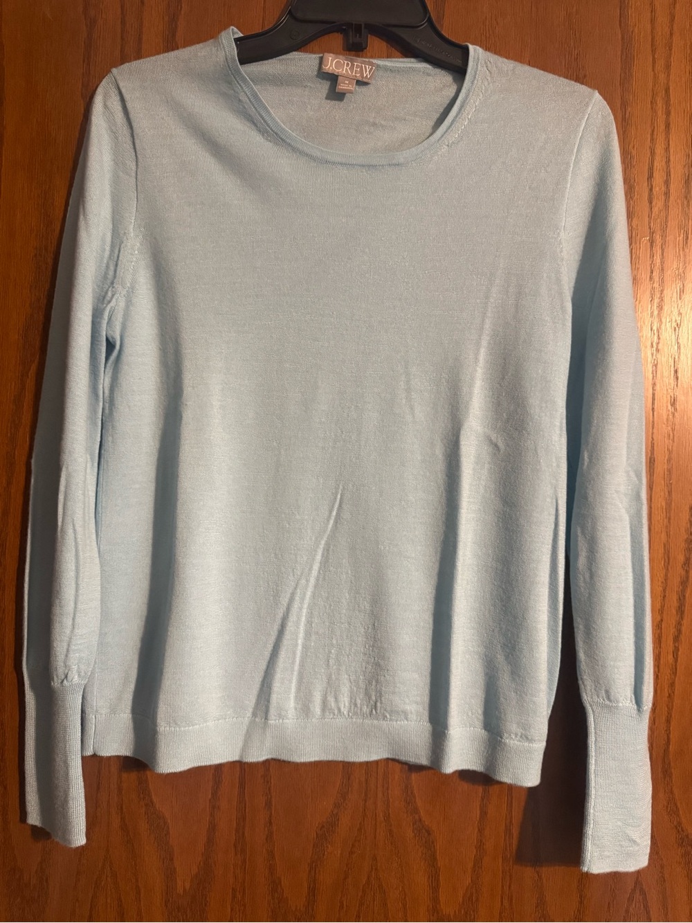 J. Crew Pale Blue Crewneck Sweater